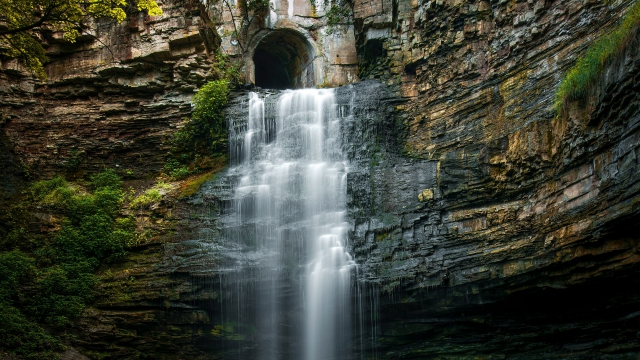 自然景观 切迪克瀑布 优美风景 4K壁纸